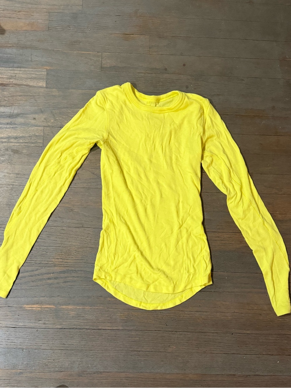 lululemon athletica Long Sleeve Crewneck Top - Yellow